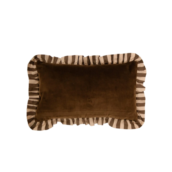 Elina kuddfodral brun 30×50