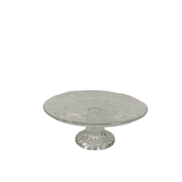 CAKE PLATE BRANCHES CLEAR S