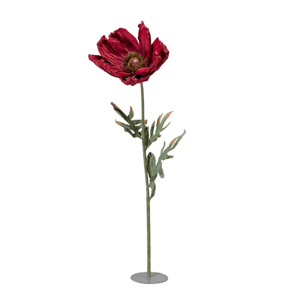 VALLMO Blomma Röd 50x200cm