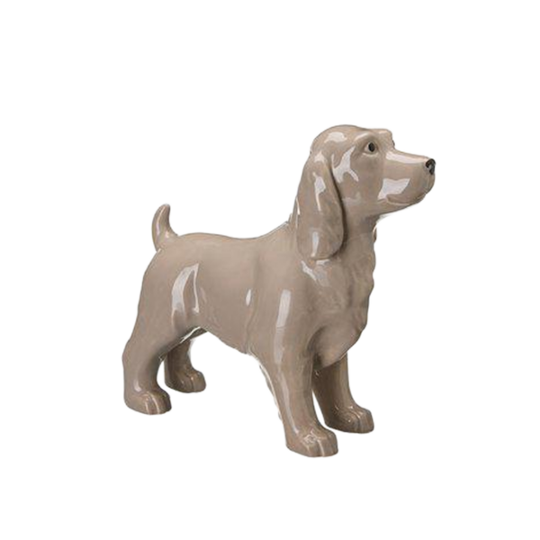 JACKY Hund Beige 27x10x23cm