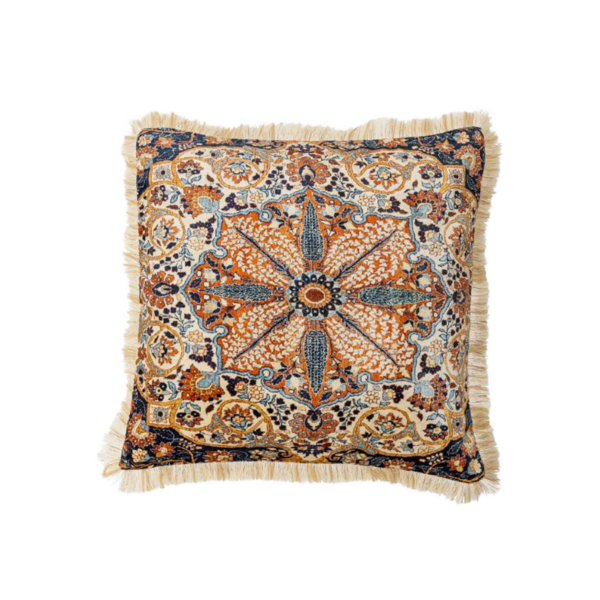 Asu Cushion, Brown, Viscose 50x50 cm
