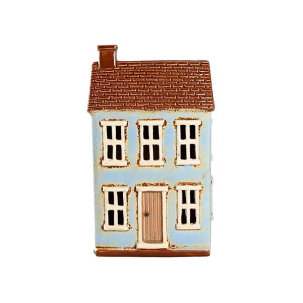 Keramikhus, Blått, H 23cm