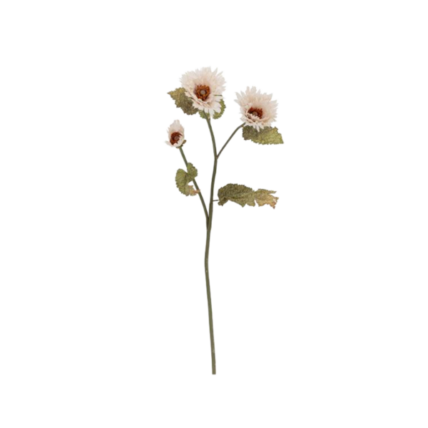 Chrysantemum Stem, White, Artificial Flowers