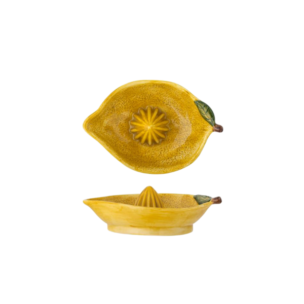 Limone Lemon Juicer, Yellow, Stoneware