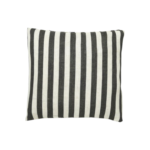 Cruella stripe  Kuddfodral Natur/svart 50x50 cm