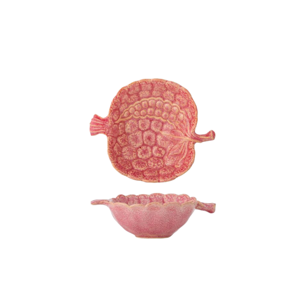 Gideon Bowl, Rose, Stoneware