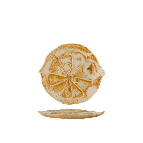 Golda Serving Plate, Brown, Stoneware