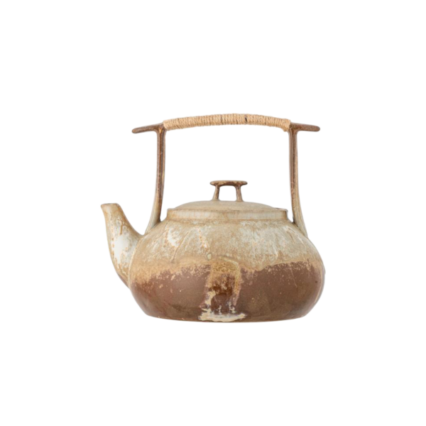 Ikigai Teapot, Brown, Stoneware