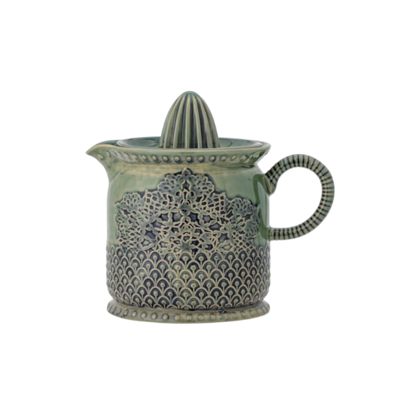 Liselu Lemon Juicer, Green, Stoneware
