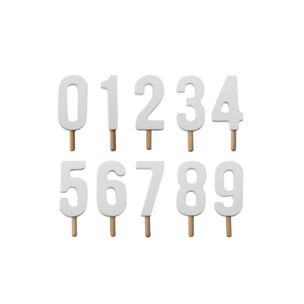 Junaid Birthday Decoration, White, FSC®100%, MDF