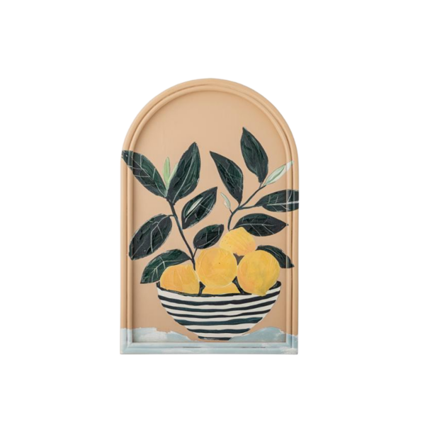 Limone Illustration w/ Frame, Multi