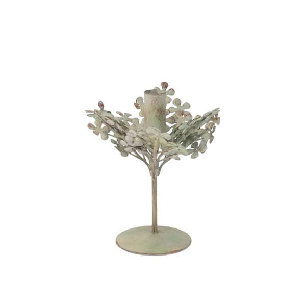 Ljusstake Alida Floral Green liten