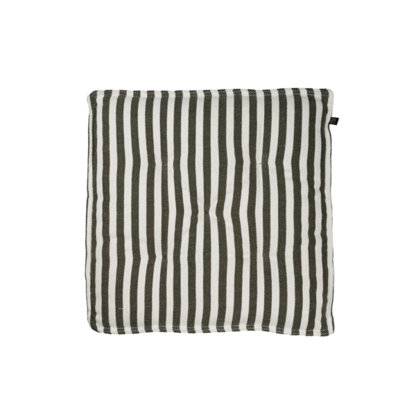 Sittdyna 45x45 h5cm salvia/vit rand