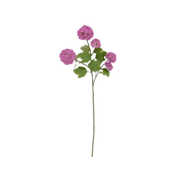 Snowball Stem, Purple, Artificial Flowers