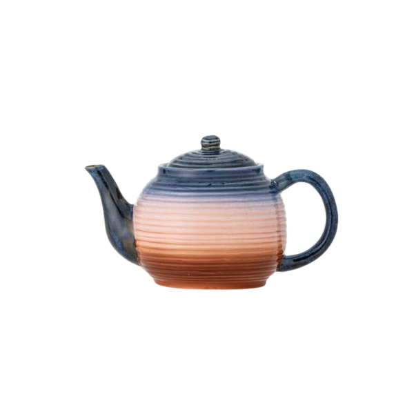 Tatum Teapot w/Teastrainer, Multi, Stoneware
