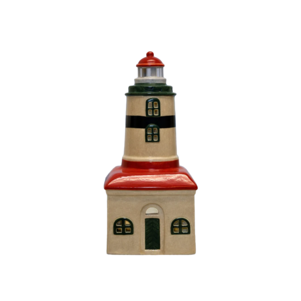 Keramikhus, Falsterbo fyr, för värmeljus, H 18cm