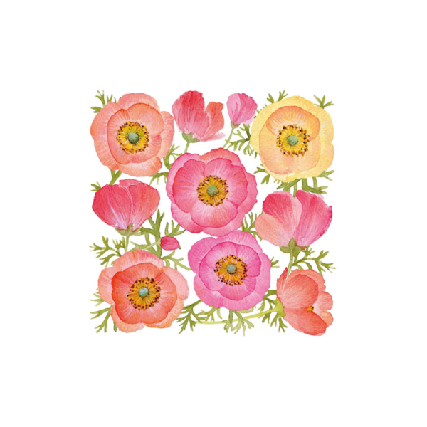 Poppy Paradise Napkin 33x33