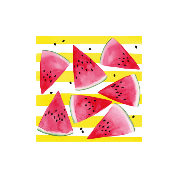 Melon & Stripe Napkin 33x33