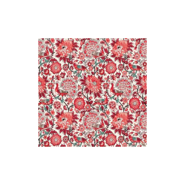 Pavone rosso Napkin 33x33 cm