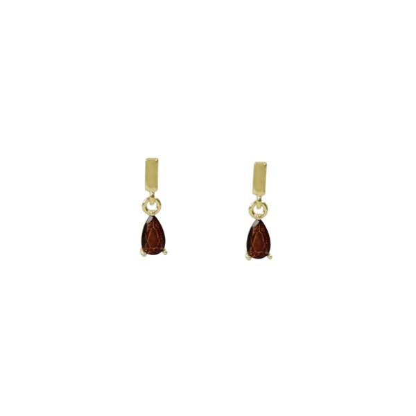 Trinity drop pin ear  g/brown - Onesize
