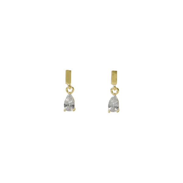 Trinity drop pin ear  g/clear - Onesize