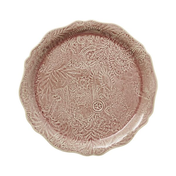 Serveringstallrik old rose