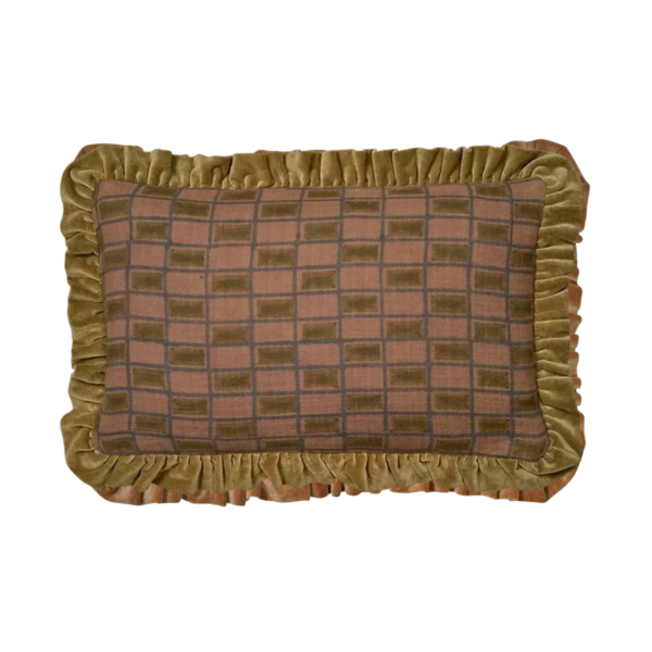 Kuddfodral Block Aubergine - 40x60 cm