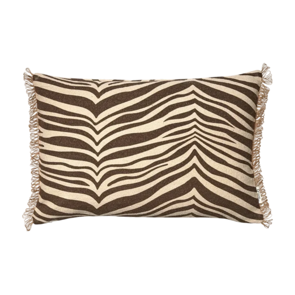 Kudde Zebra Brun - 40x60 cm