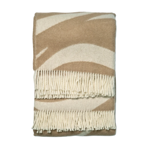 Pläd Flow Beige - 130x180 cm
