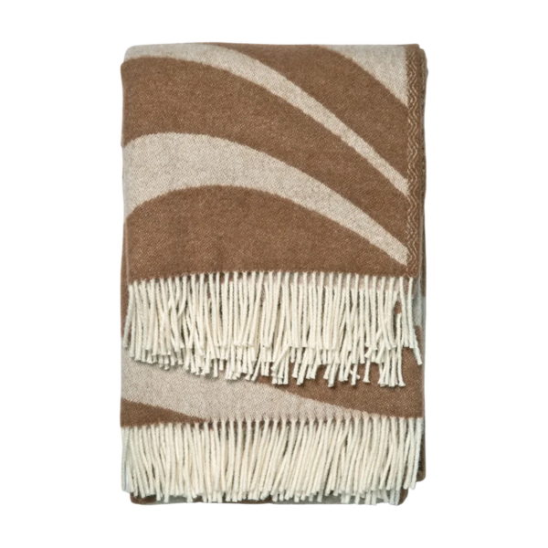 Pläd Flow Beige - 130x180 cm