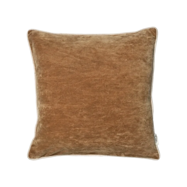 Kuddfodral Velvet Stonewash Gold - 50x50 cm
